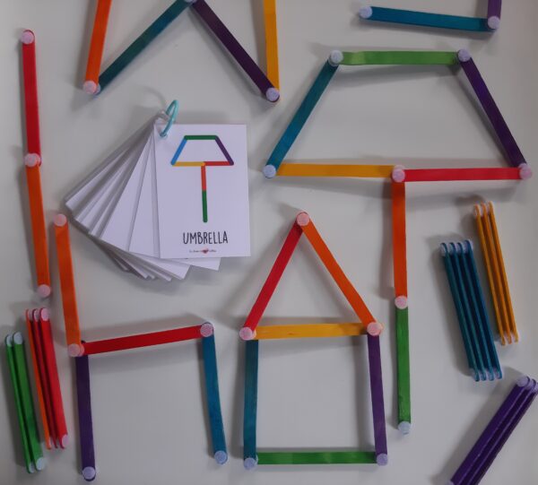 velcro stick puzzle educational materials